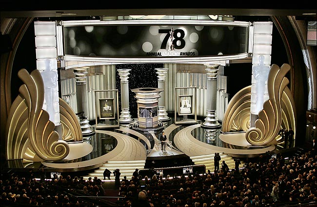 Jon Stewart hosts the 78th Academy Awards, the Kodak Theater, on Hollywood Boulevard, March 5, 2006.